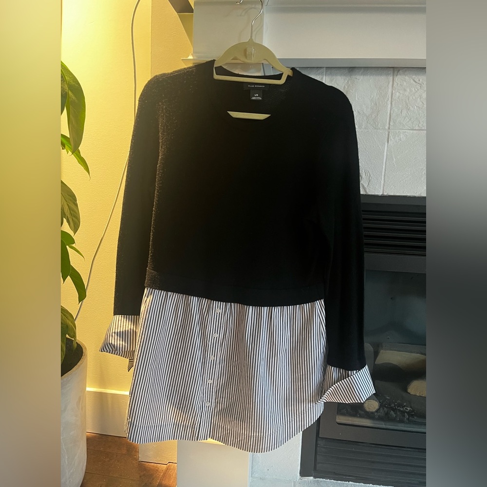 Club Monaco Sweater/Dress Shirt